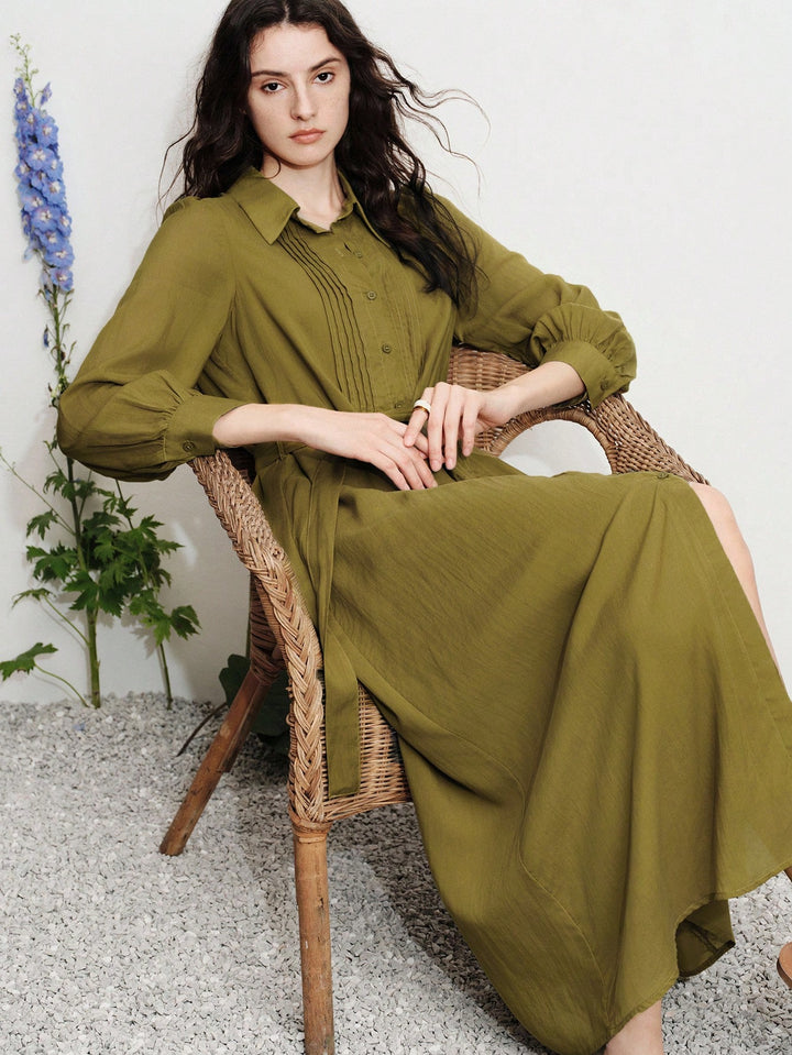 Rochie midi SHEIN, verde