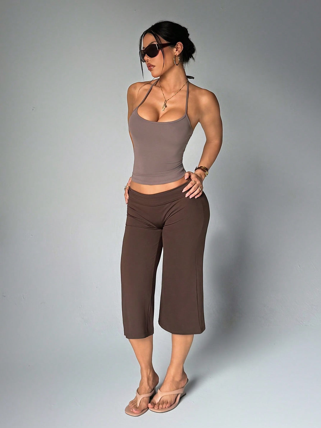 Tricou SHEIN, kaki