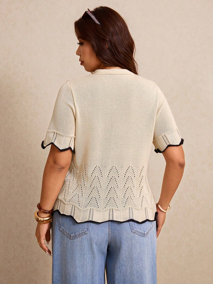 Cardigan SHEIN, portocaliu