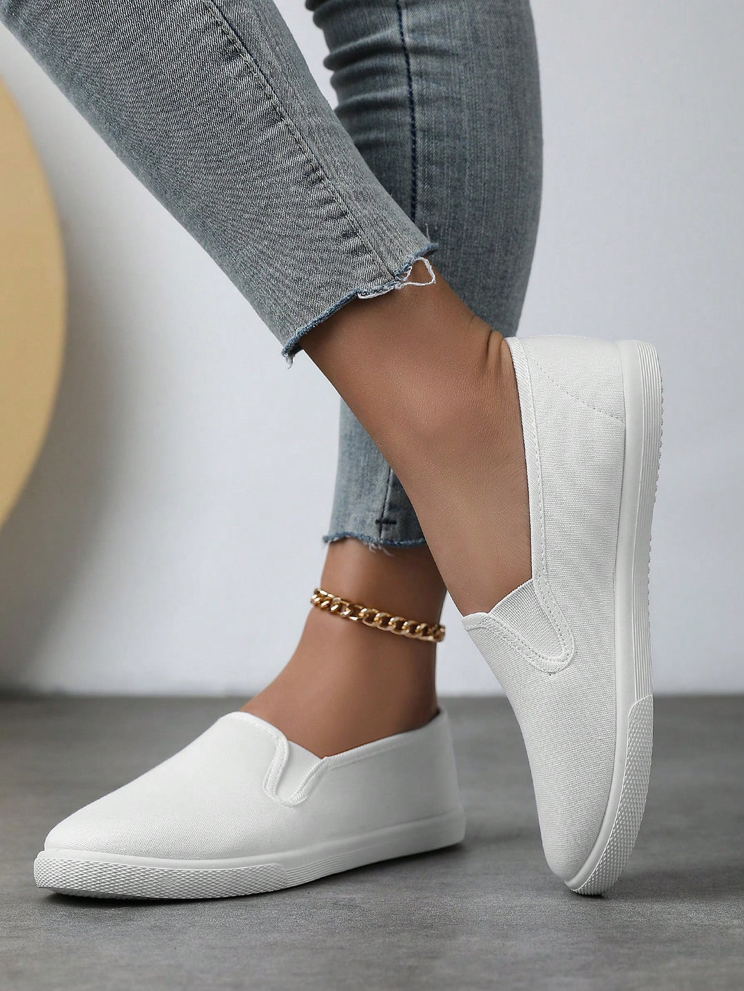 Pantofi sport SHEIN, alb