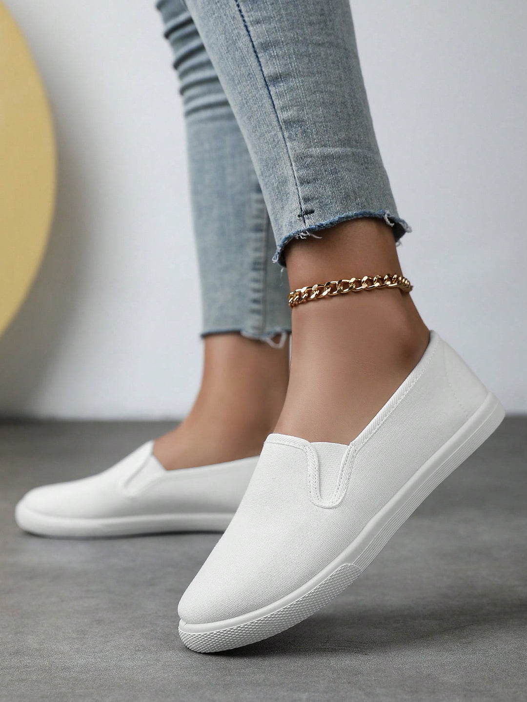 Pantofi sport SHEIN, alb
