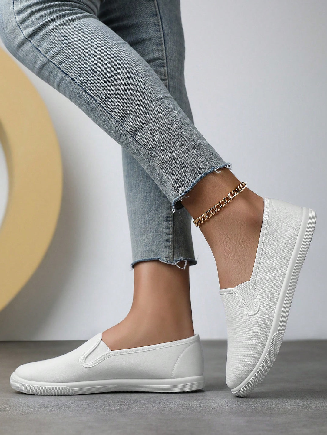 Pantofi sport SHEIN, alb