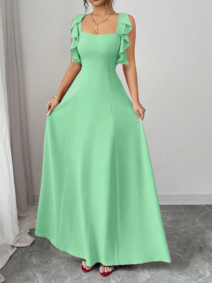 Rochie maxi SHEIN, verde