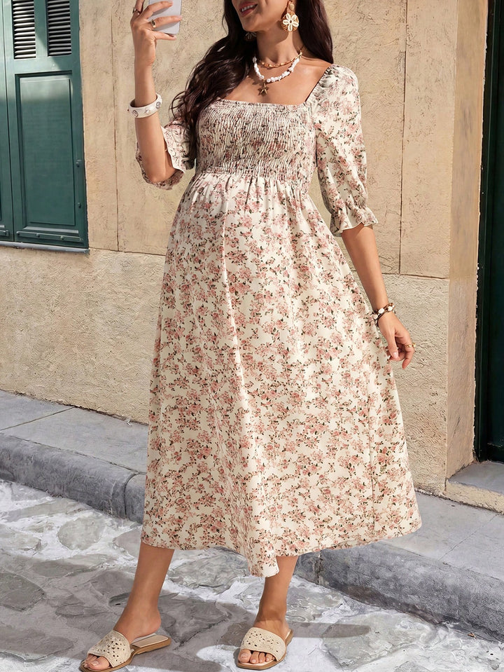 Rochie maxi SHEIN, mix culori