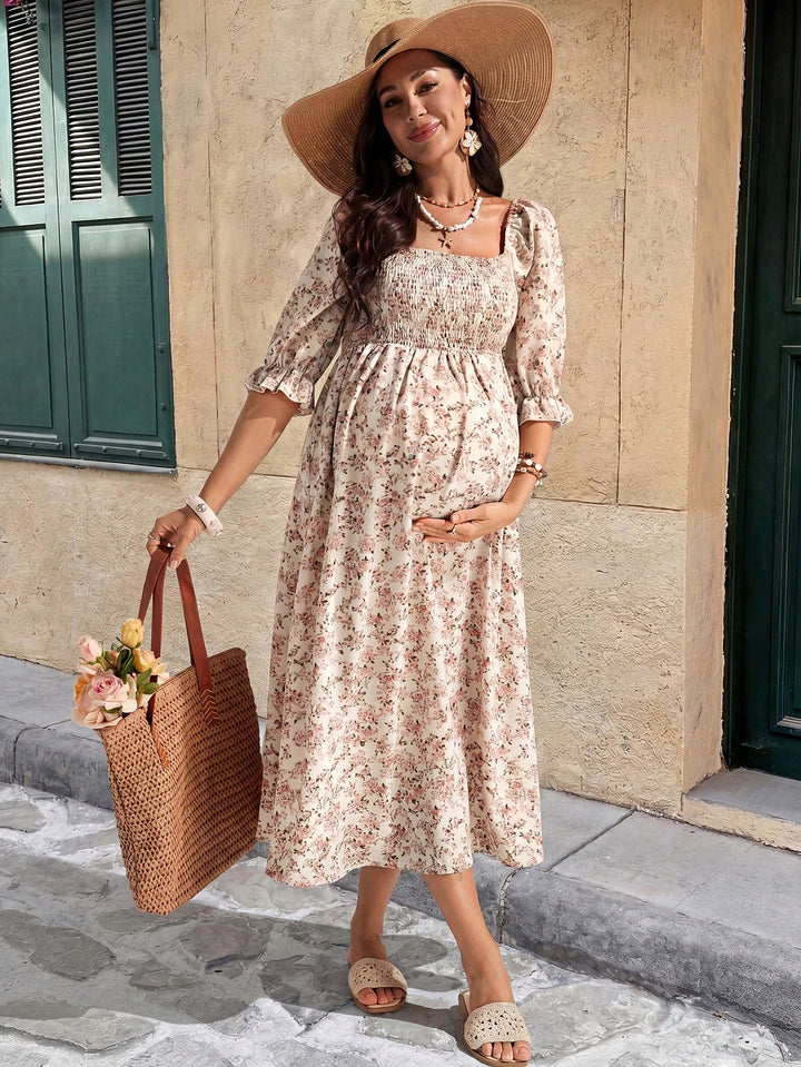 Rochie maxi SHEIN, mix culori