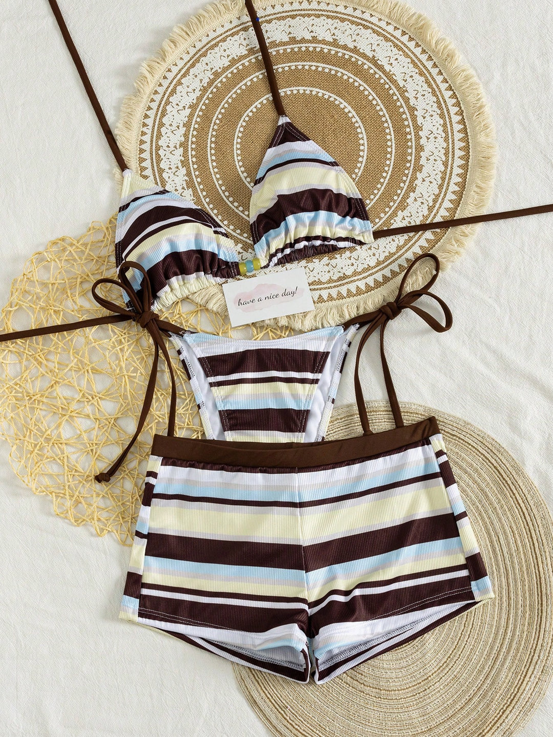 Set bikini SHEIN, mix culori