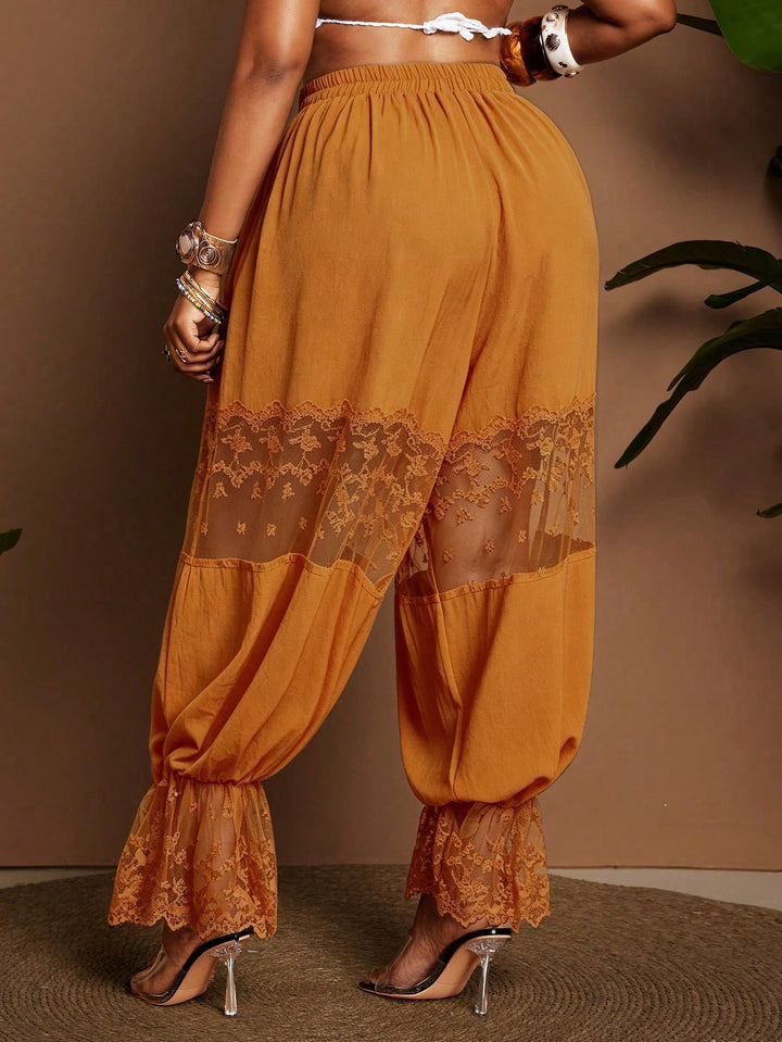 Pantaloni SHEIN, portocaliu