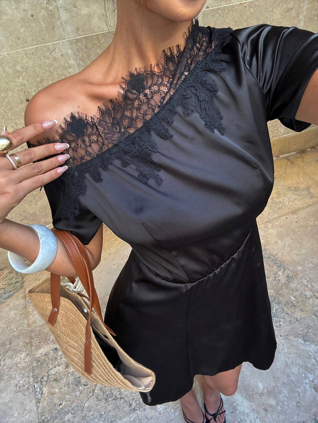Rochie scurtă SHEIN, negru