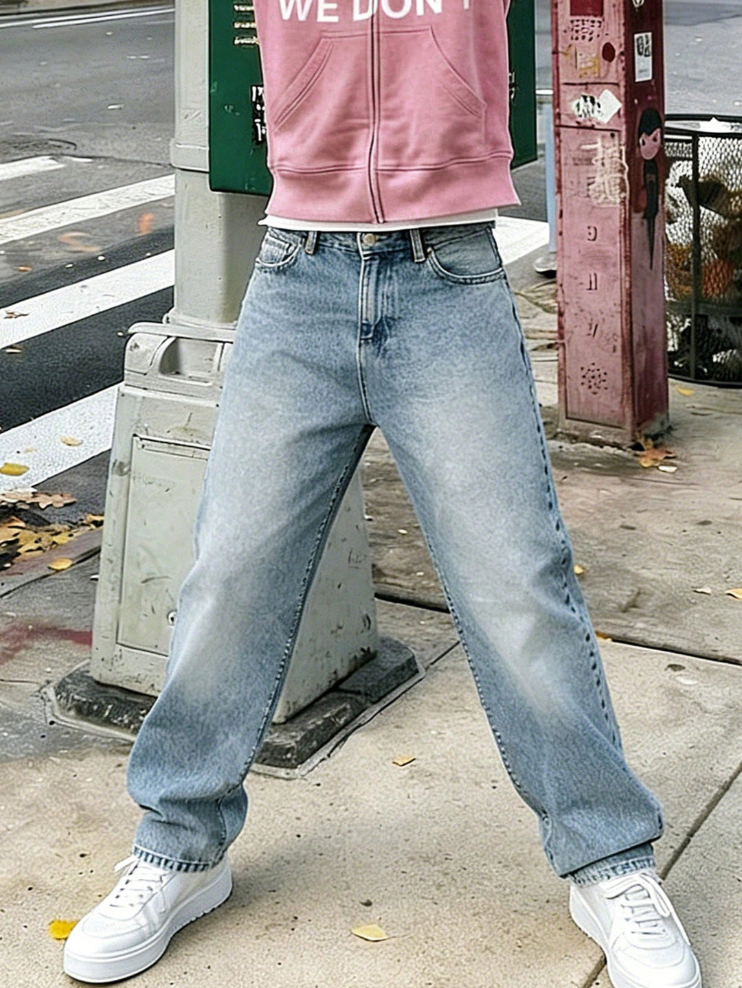 Jeans SHEIN, albastru