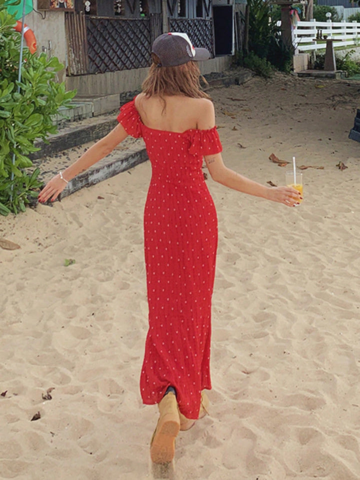 Rochie maxi SHEIN, roșu