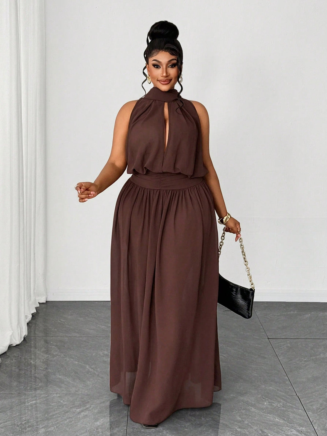Rochie SHEIN, maro