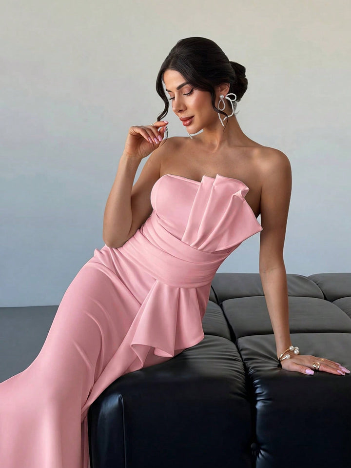 Rochie maxi SHEIN, roz