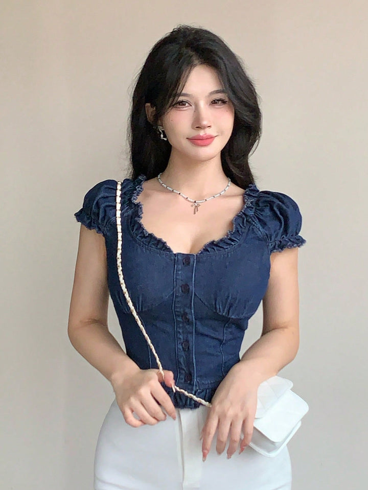 Top SHEIN, albastru