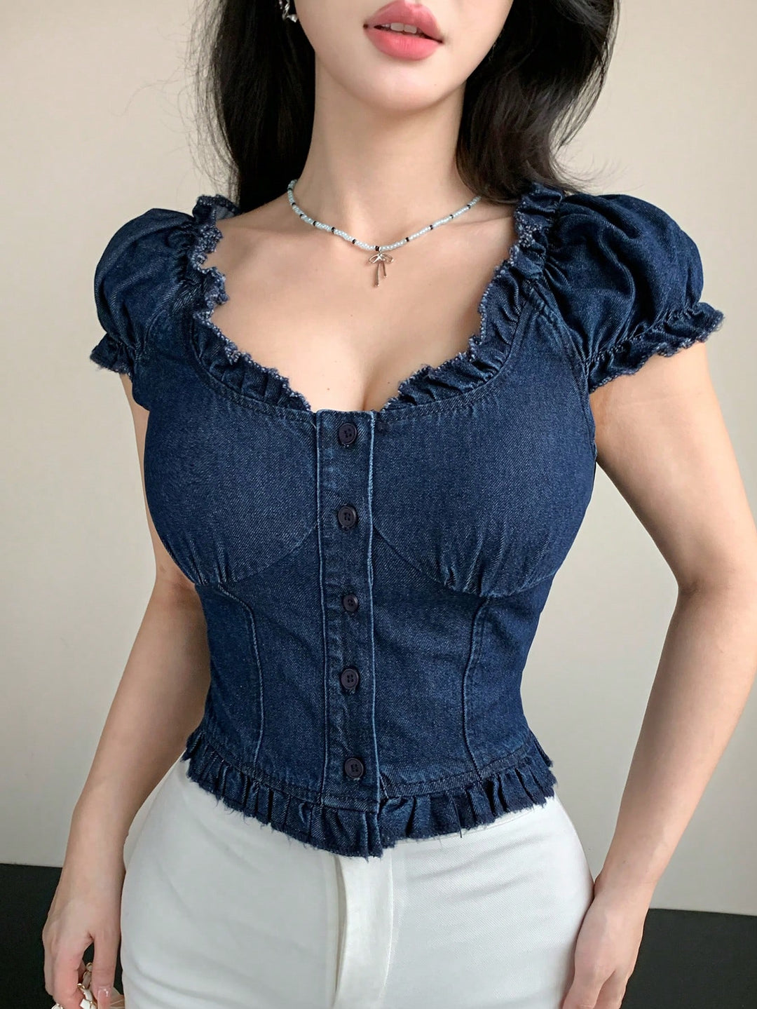 Top SHEIN, albastru