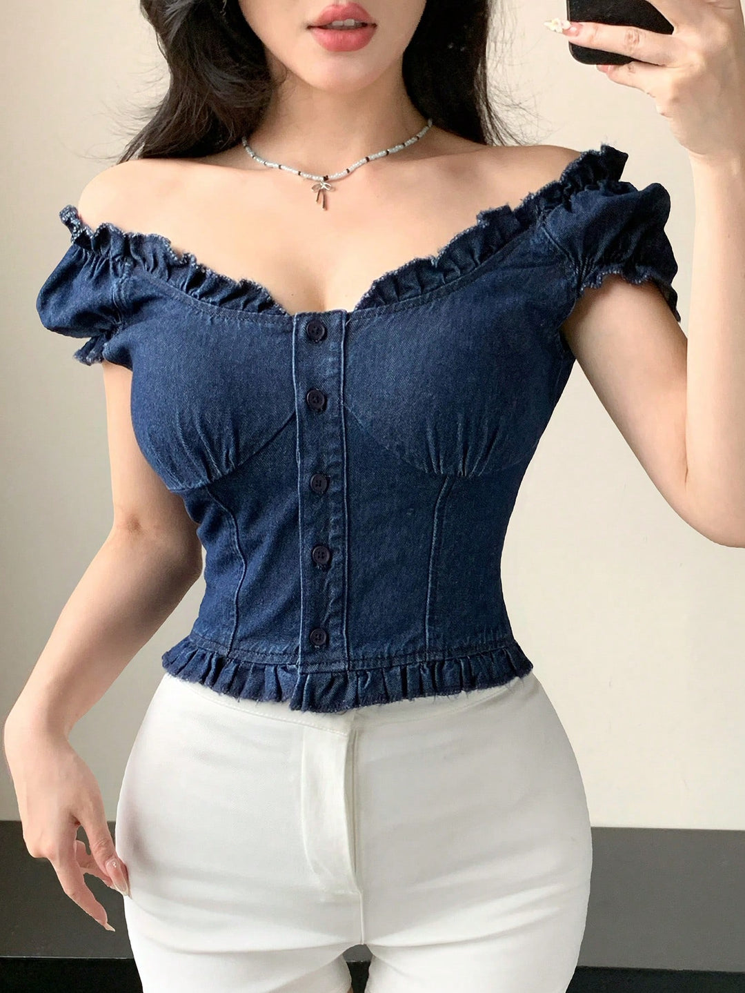 Top SHEIN, albastru