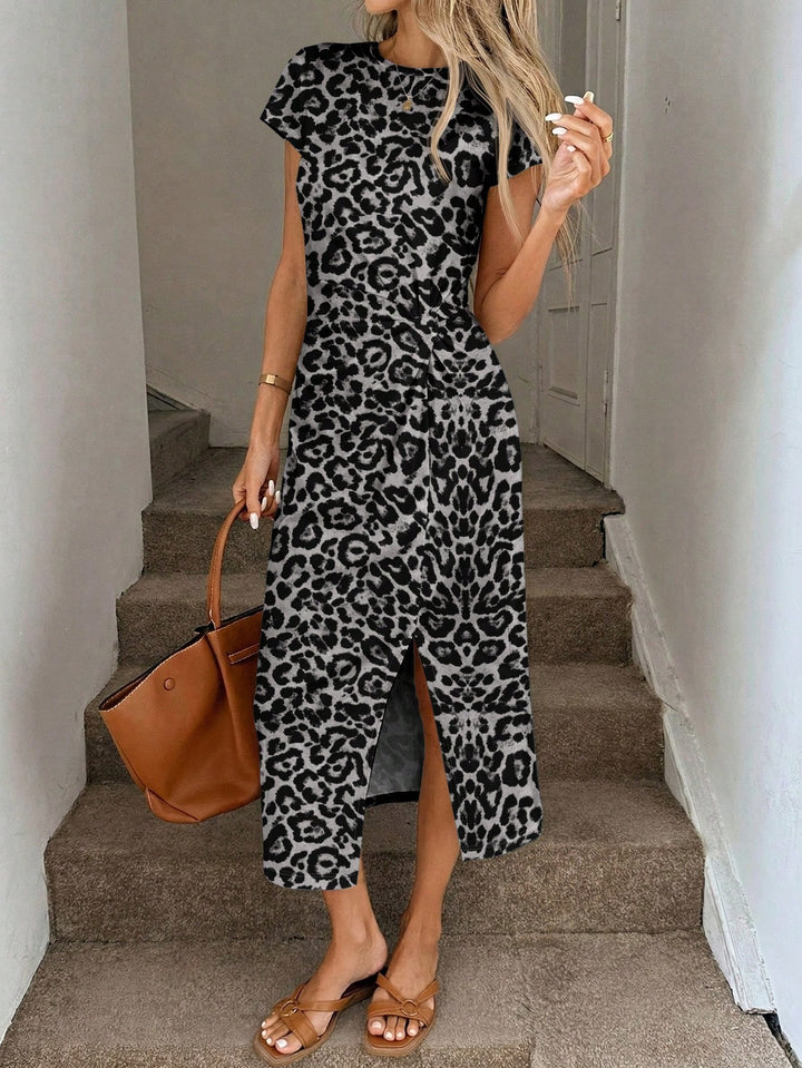 Rochie midi SHEIN, mix culori