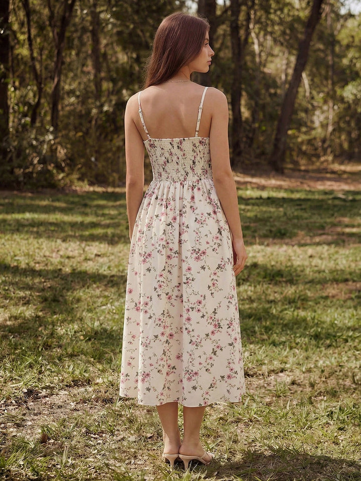 Rochie maxi SHEIN, roz