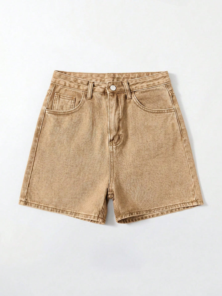 Pantaloni scurți SHEIN, kaki