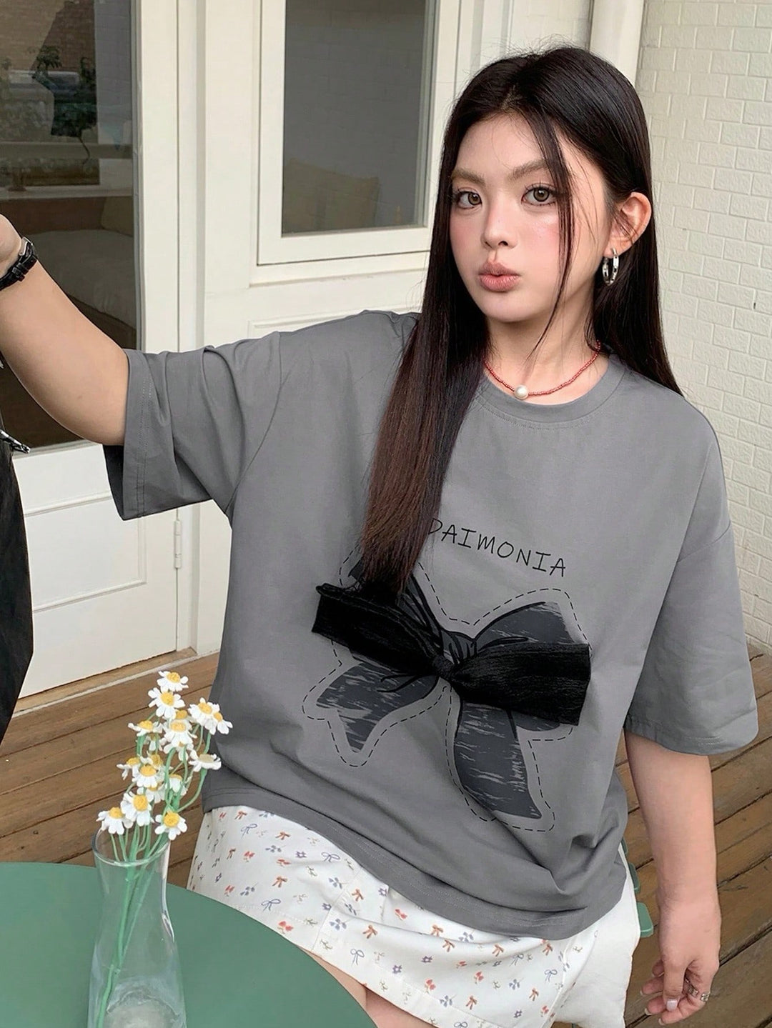 Tricou SHEIN, gri