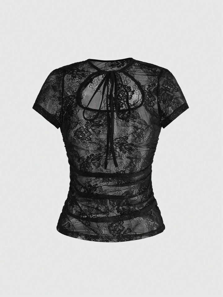 Top SHEIN, negru