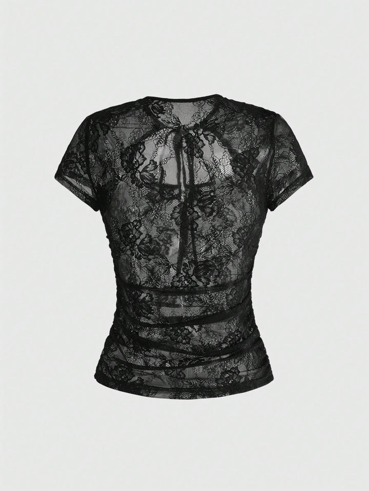 Top SHEIN, negru