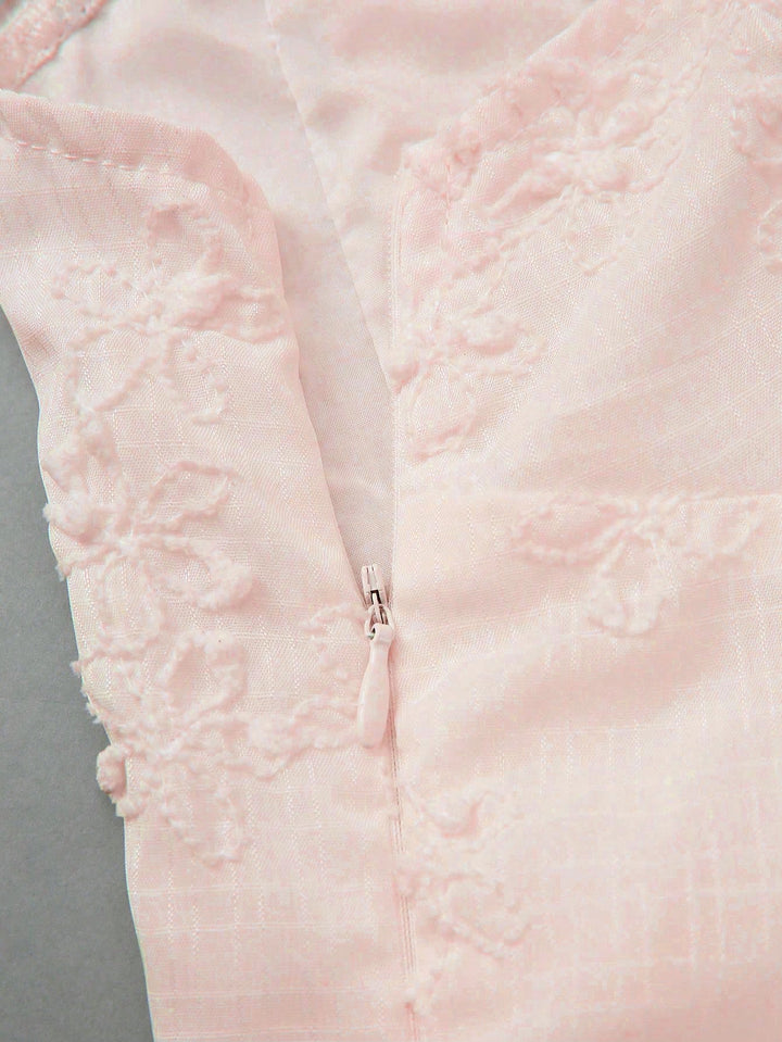 Rochie scurtă SHEIN, roz