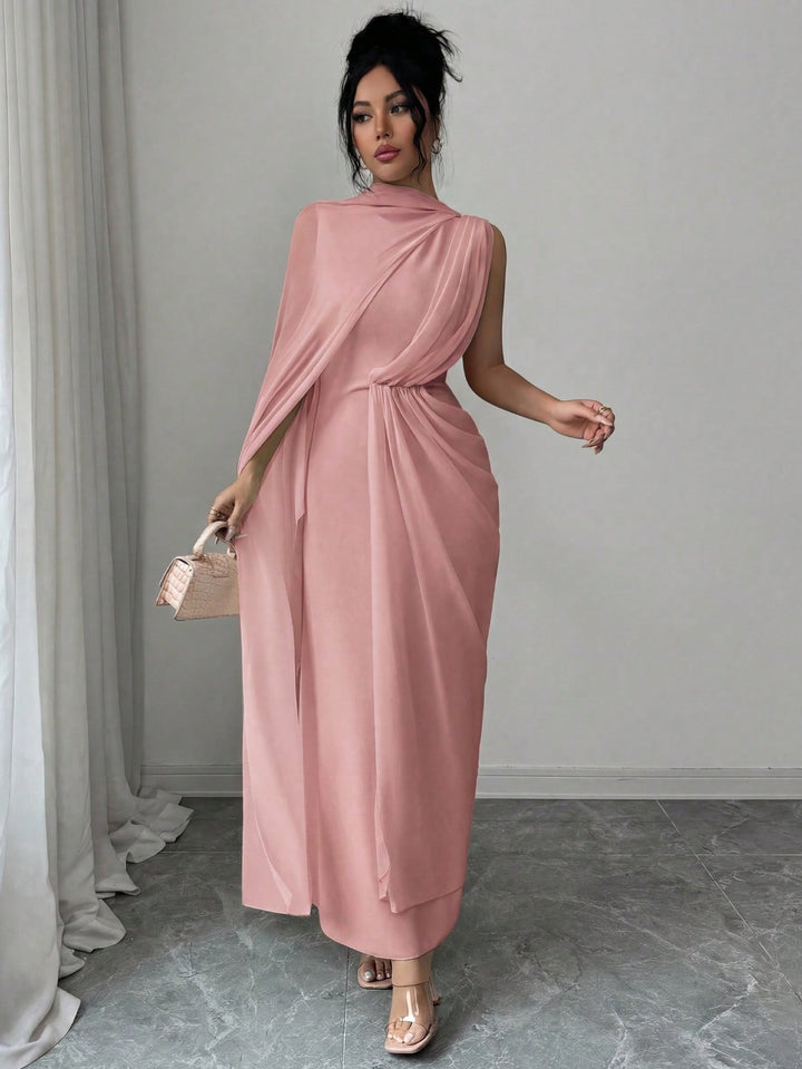 Rochie maxi SHEIN, roz