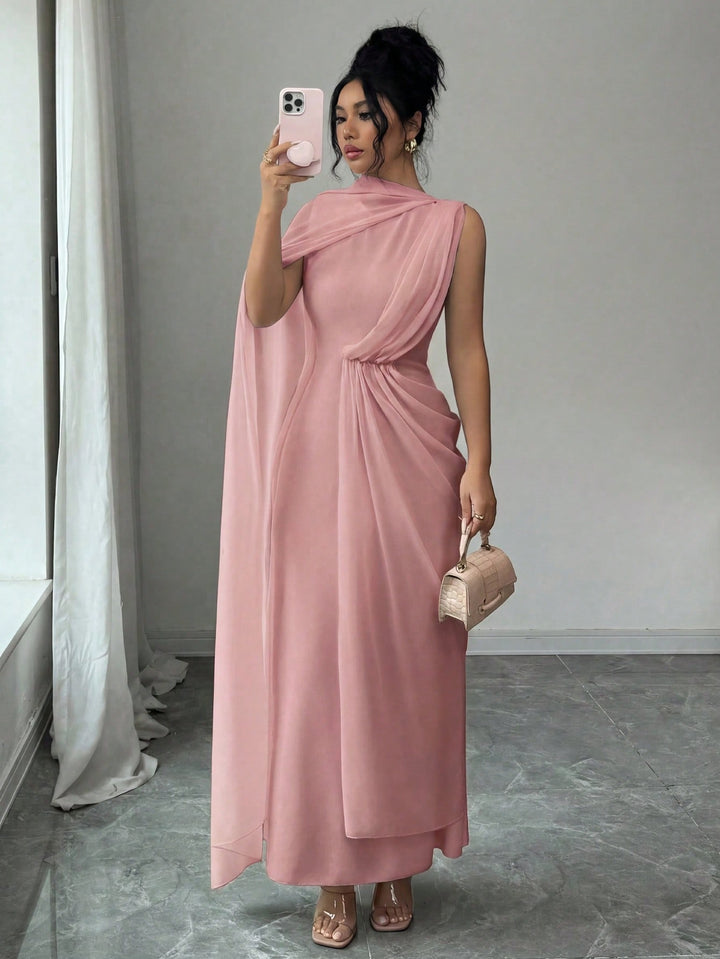 Rochie maxi SHEIN, roz