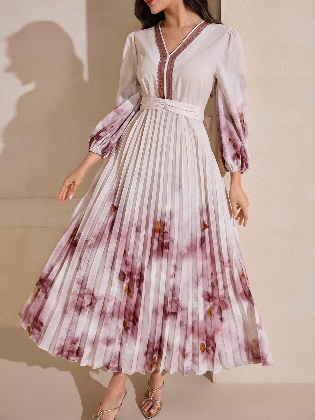 Rochie maxi SHEIN, roz