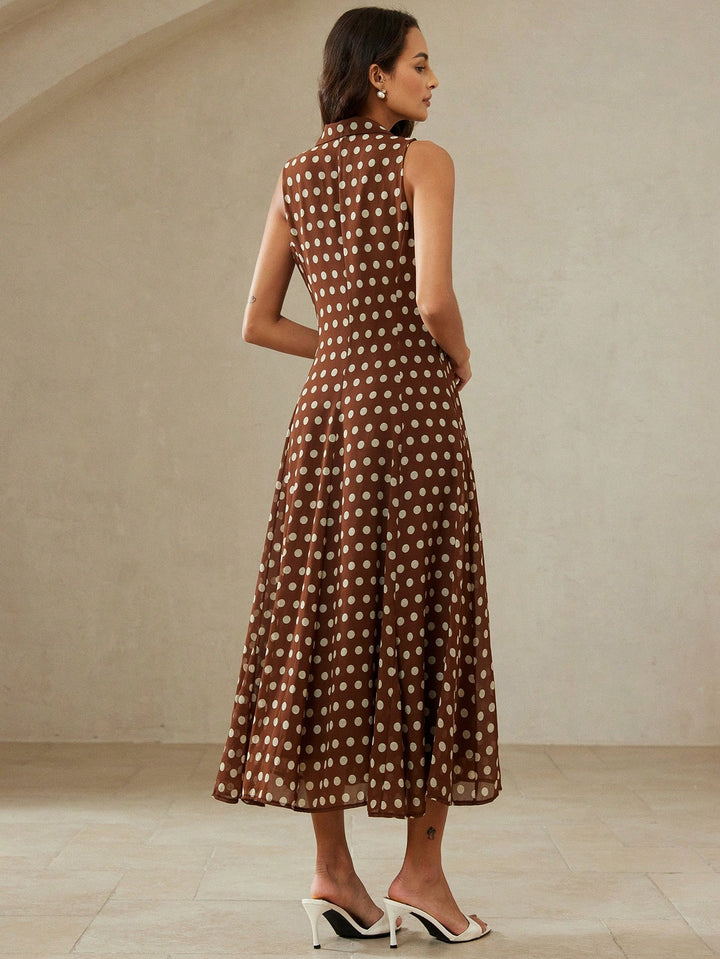 Rochie maxi SHEIN, maro