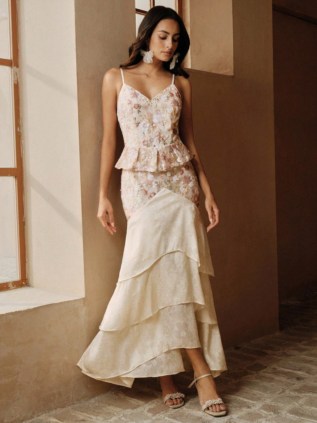 Rochie midi SHEIN, roz