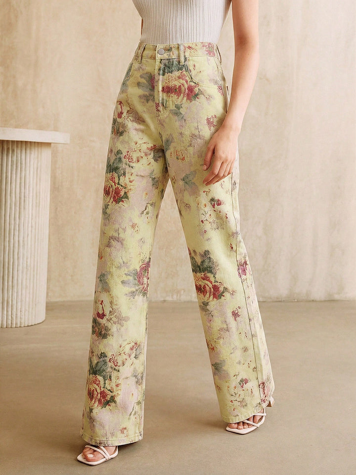 Jeans SHEIN, galben