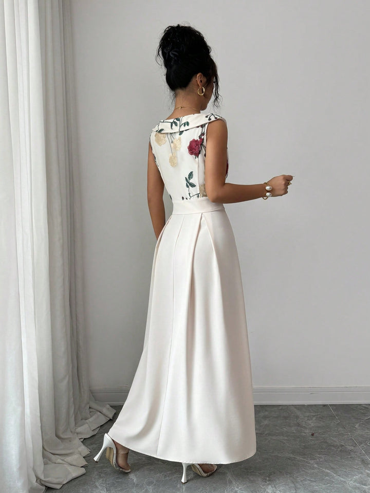 Rochie maxi SHEIN, mix culori