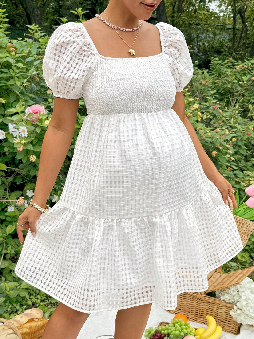 Rochie SHEIN, alb