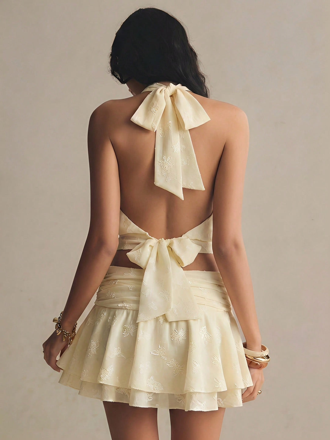 Top SHEIN, galben