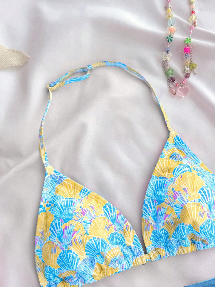 Set bikini SHEIN, albastru