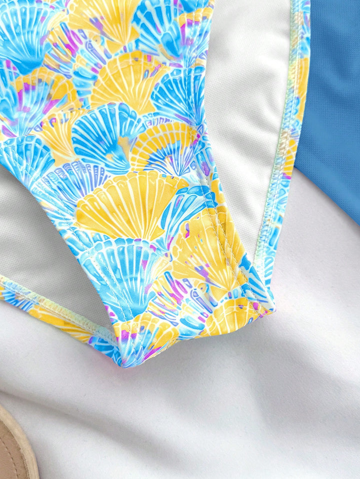 Set bikini SHEIN, albastru
