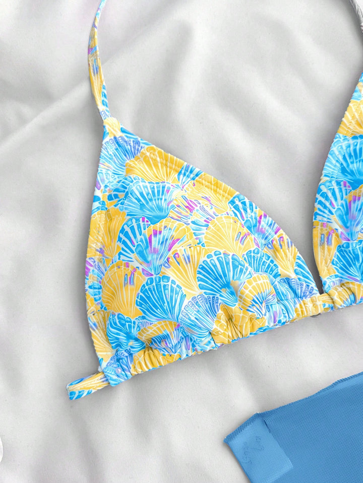 Set bikini SHEIN, albastru
