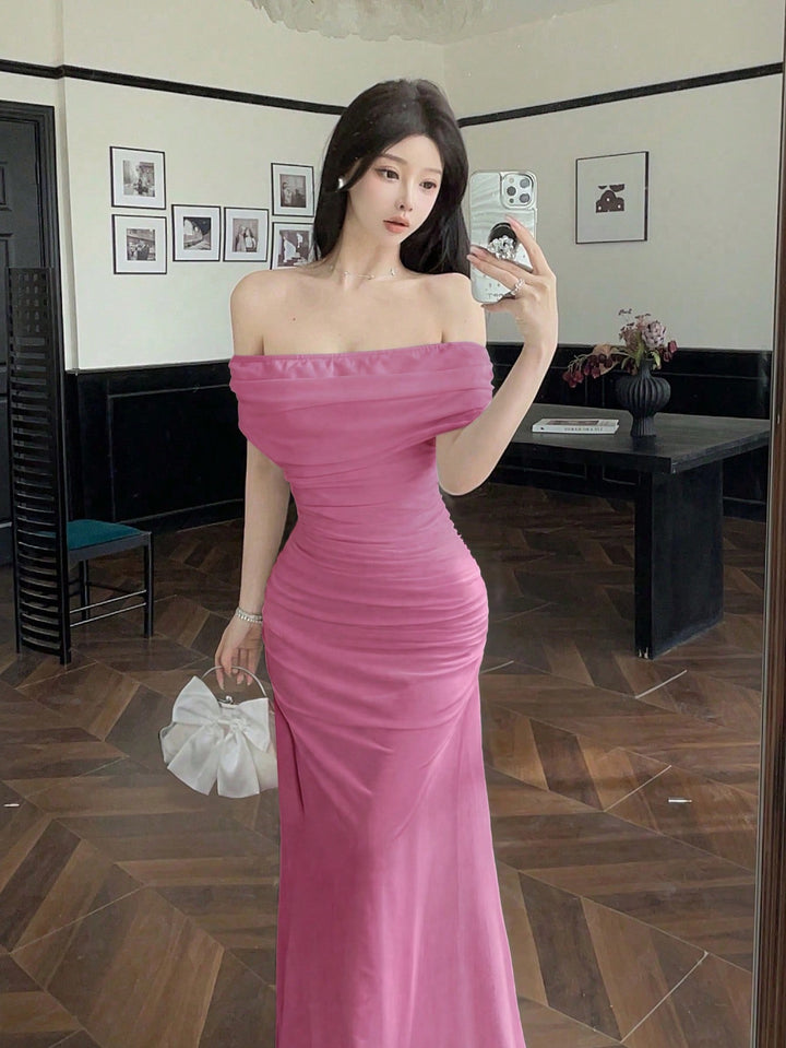 Rochie maxi SHEIN, roz