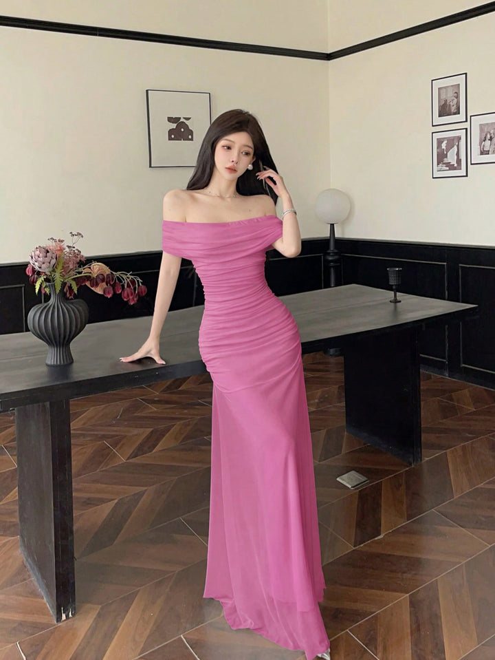 Rochie maxi SHEIN, roz