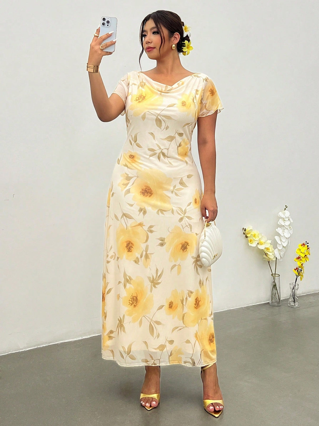 Rochie SHEIN, mix culori