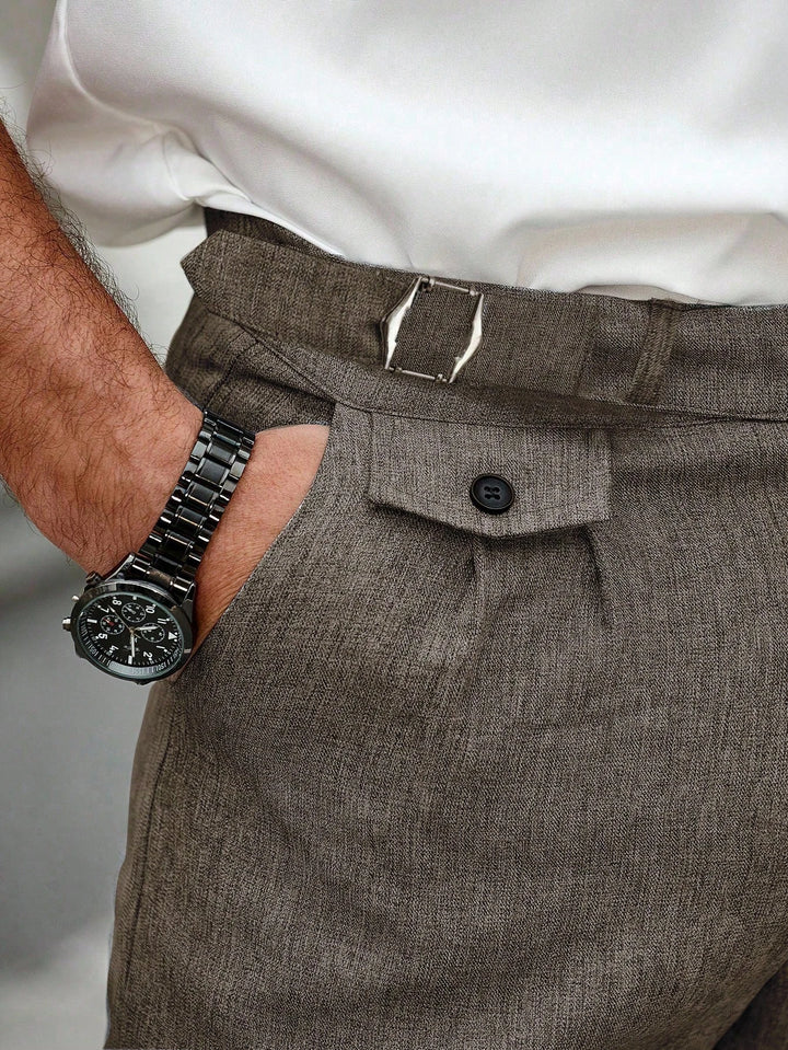 Pantaloni SHEIN, maro