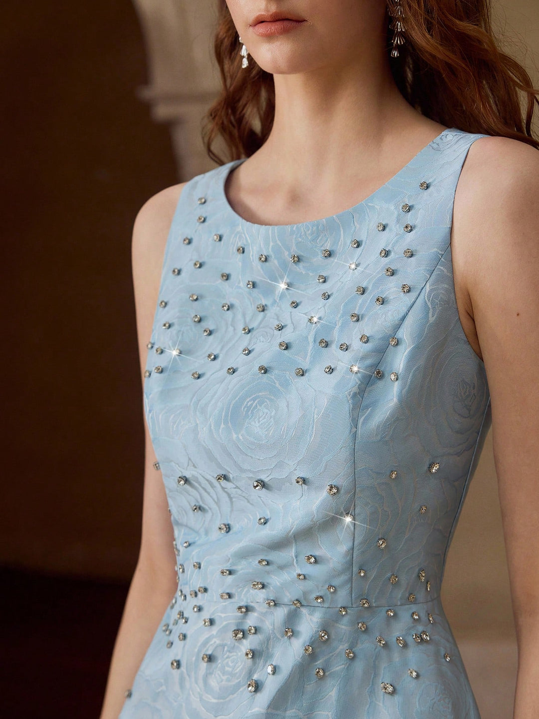 Rochie midi SHEIN, albastru