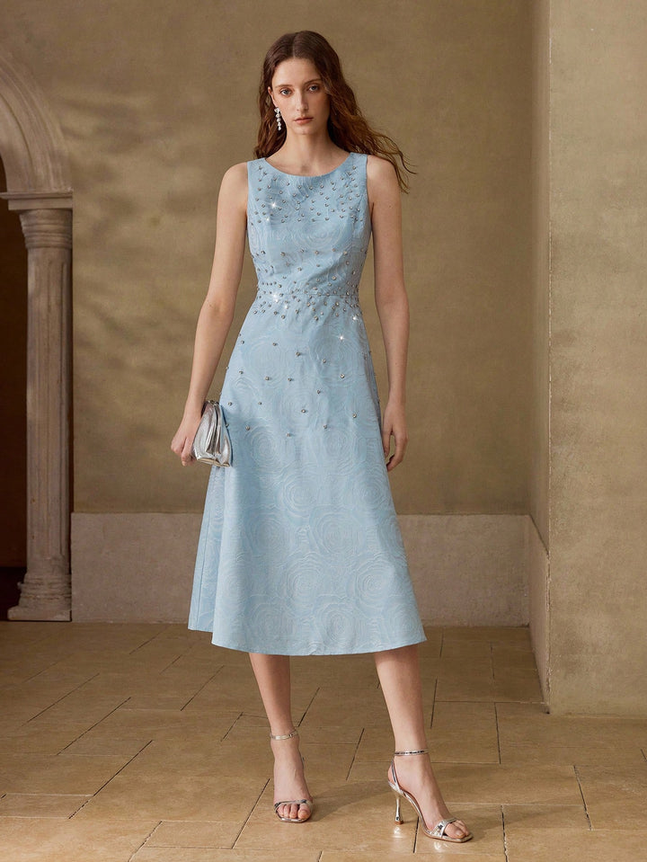 Rochie midi SHEIN, albastru