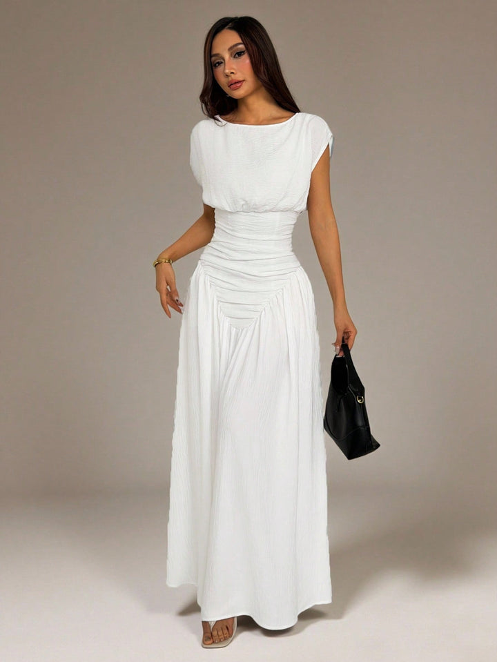 Rochie maxi SHEIN, alb