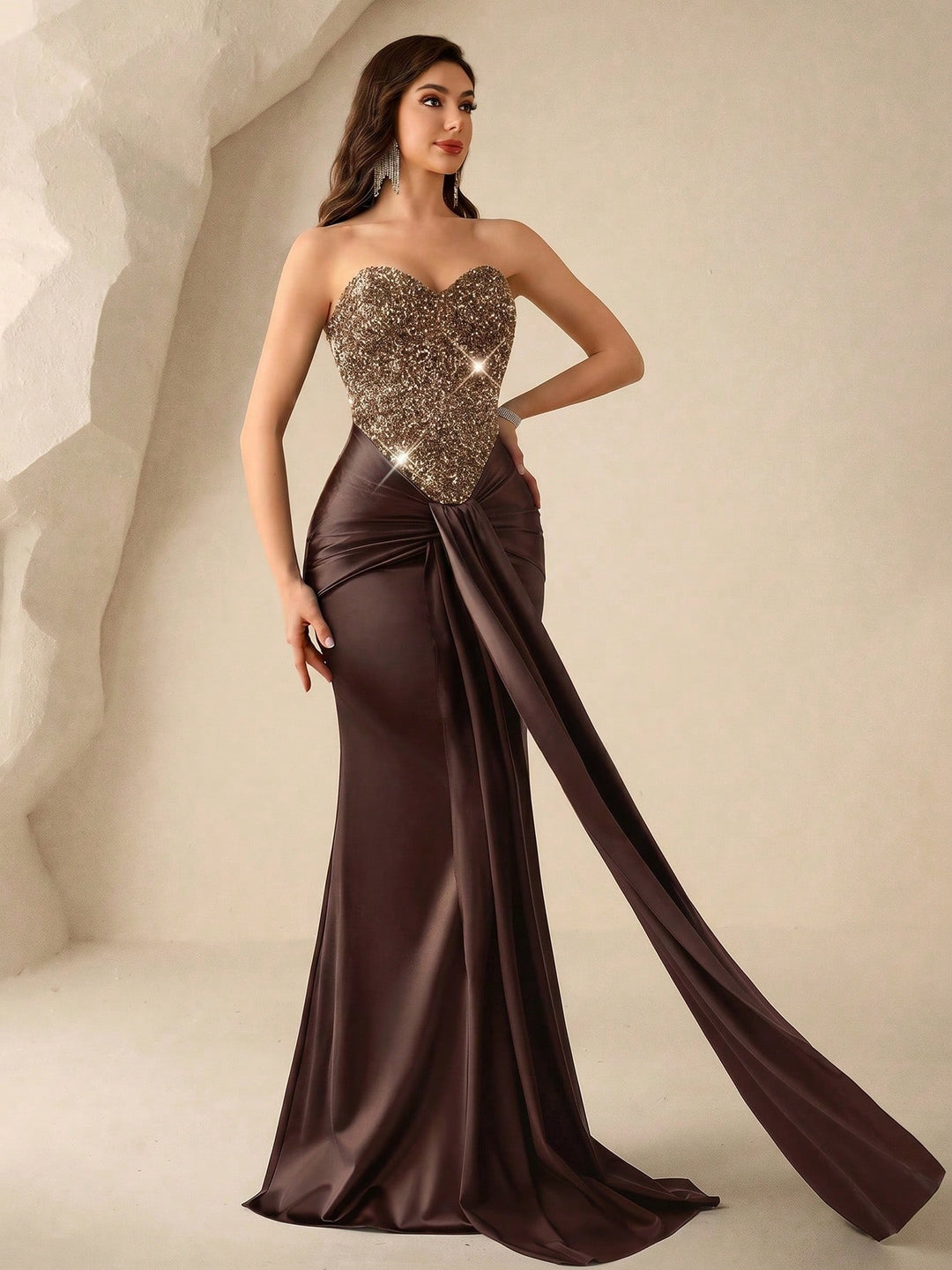 Rochie de ocazie SHEIN, mix culori