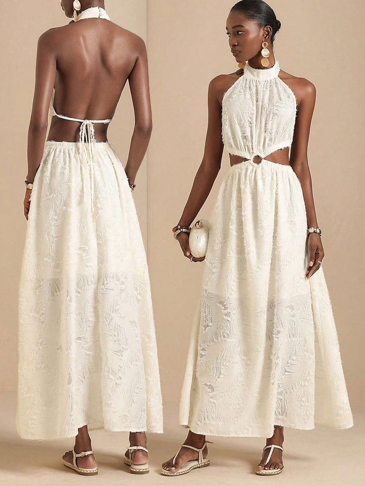 Rochie maxi SHEIN, portocaliu