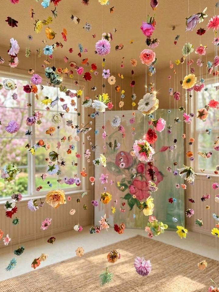 Floari artificiale SHEIN, mix culori