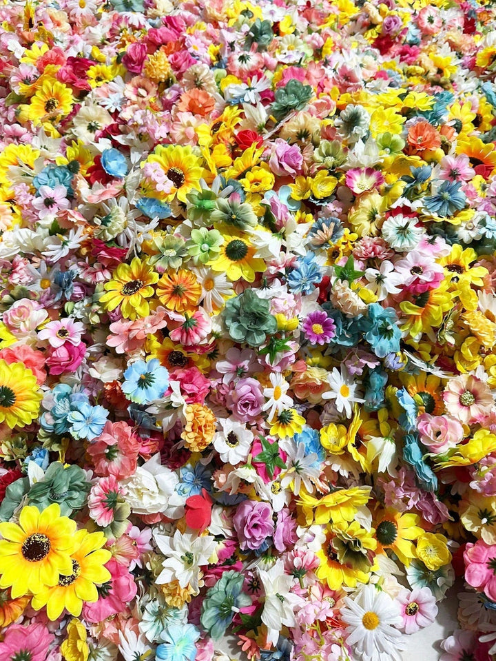 Floari artificiale SHEIN, mix culori