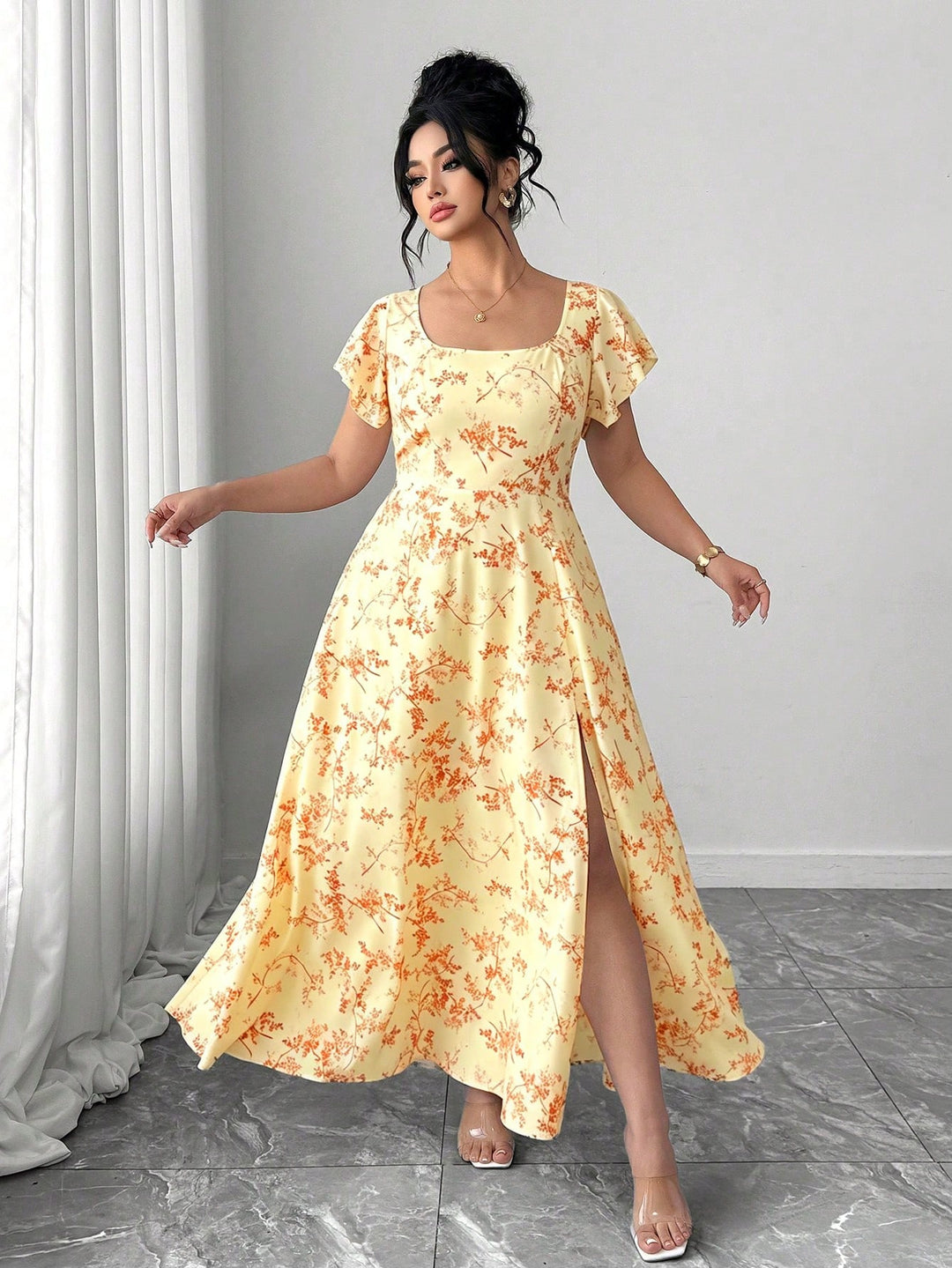 Rochie SHEIN, galben